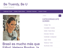 Tablet Screenshot of be.truendy.com